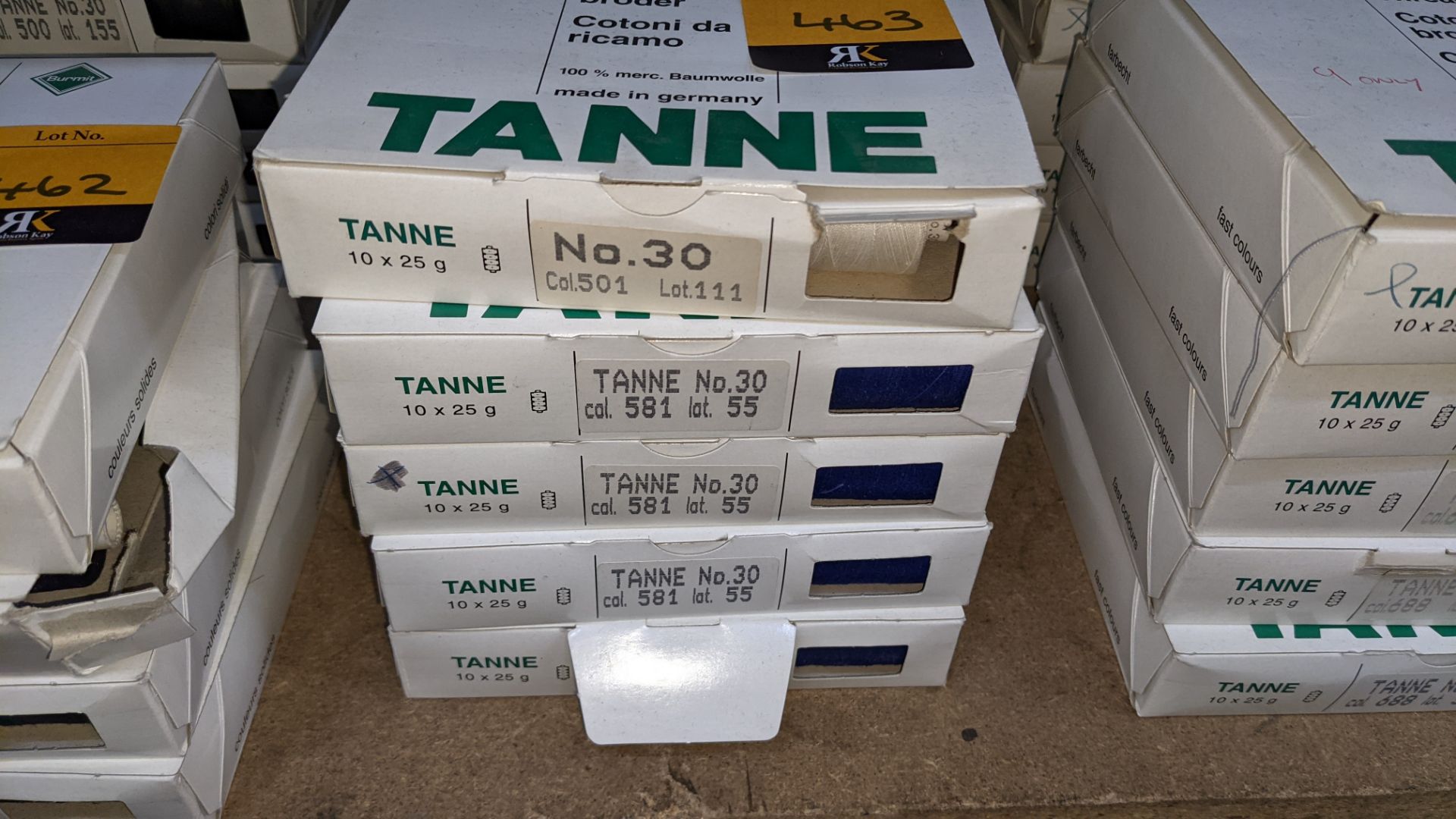 15 boxes of Madeira Tanne (Burmit) cotton embroidery thread - Image 3 of 8