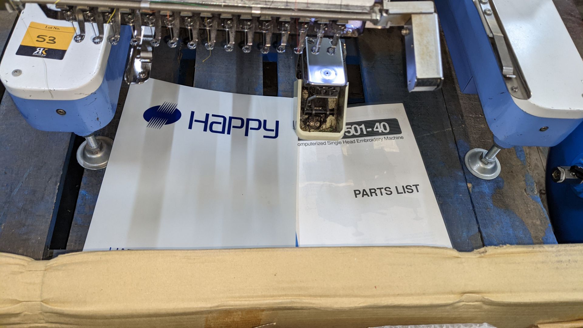 Happy single head embroidery machine model HCD-1501-40 - Image 15 of 23