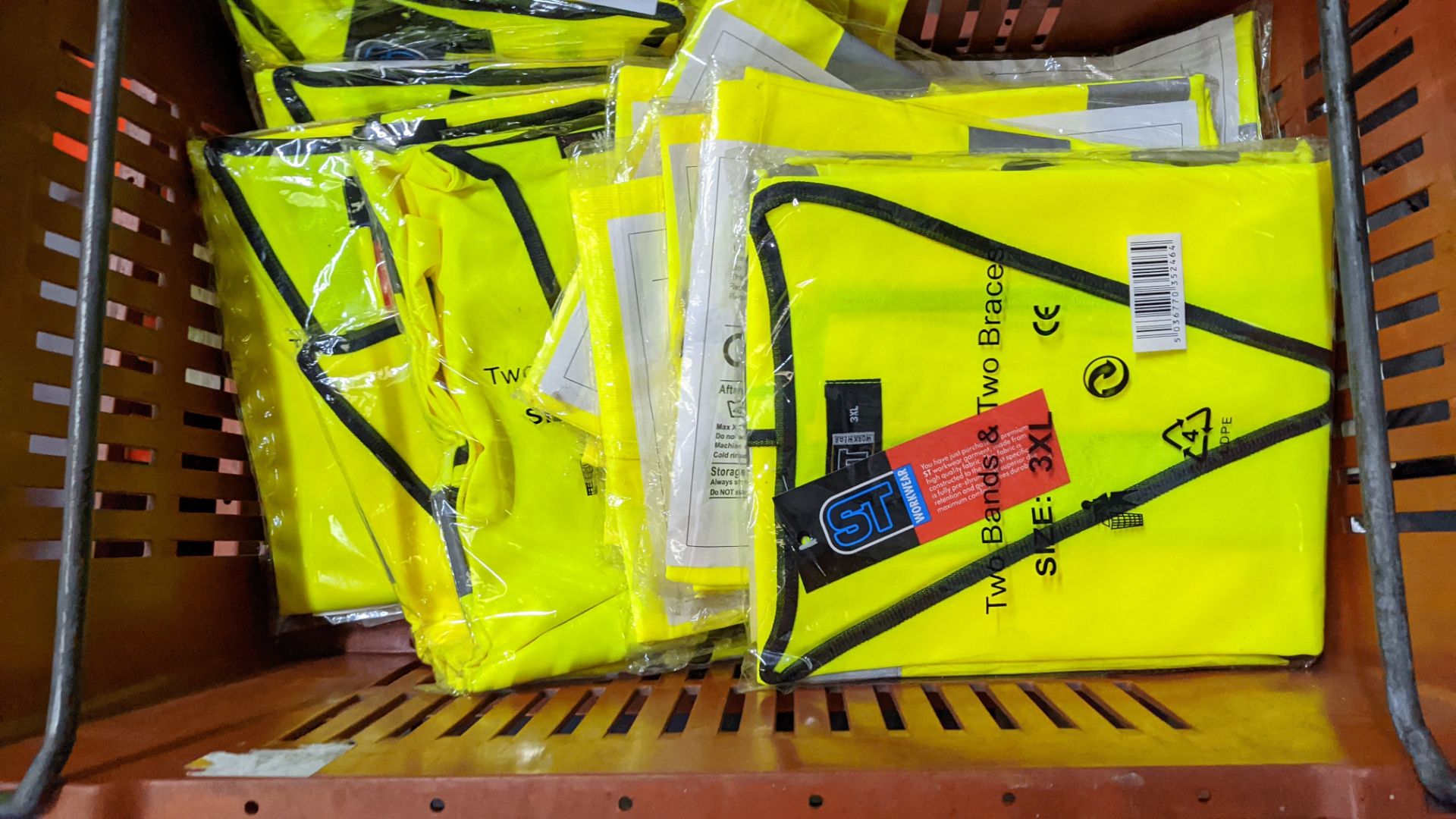 20 off yellow hi-vis vests - Image 4 of 4