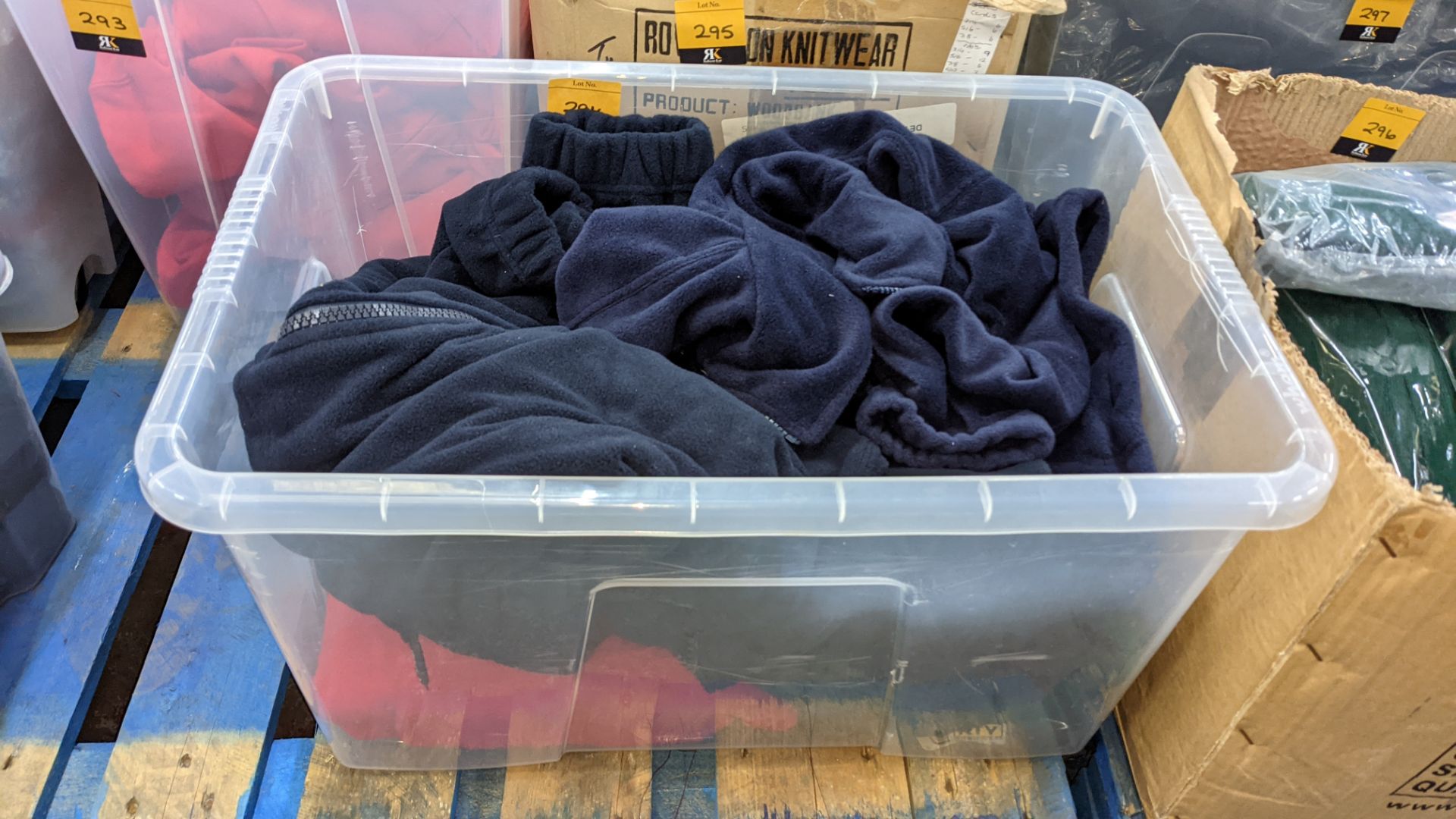 Approx 5 off assorted fleece tops - the contents of 1 large crate. NB crate excluded - Image 2 of 3