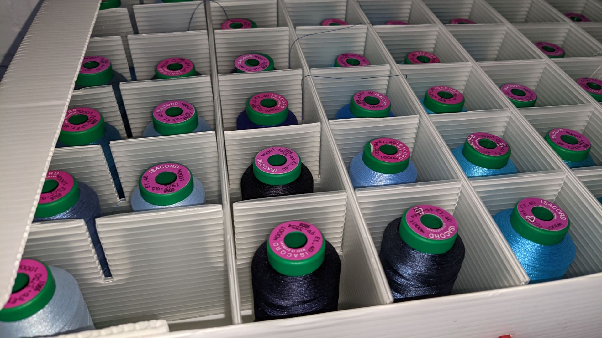 5 large cases of Ackermann Isacord thread - Image 9 of 13