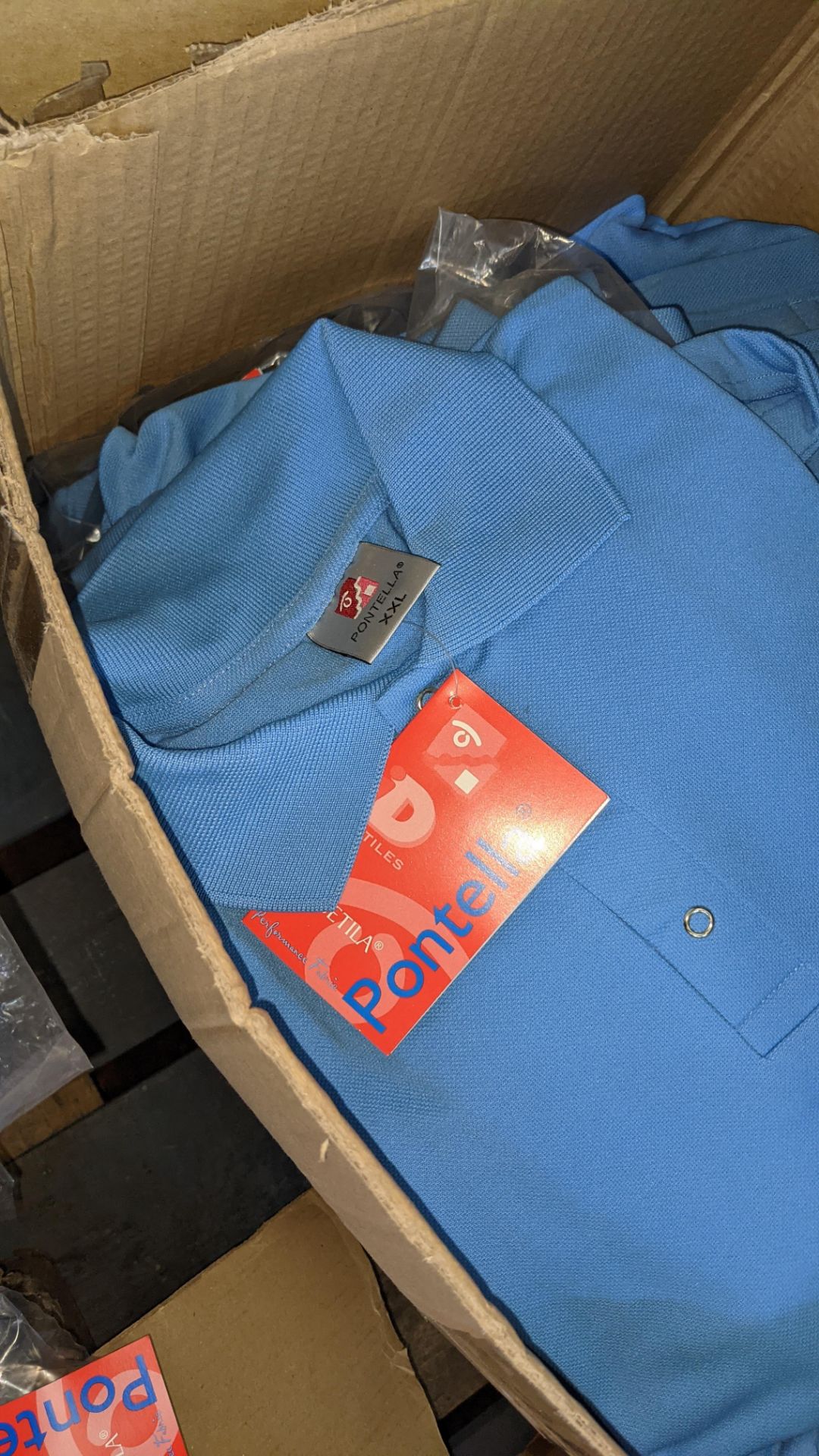 Quantity of pale blue polo shirts - Image 4 of 4
