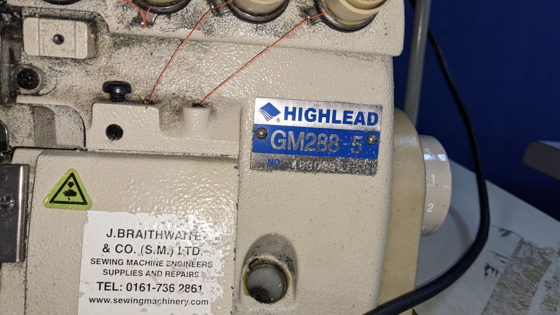 Highlead overlocker model GM288-5 - Image 11 of 16