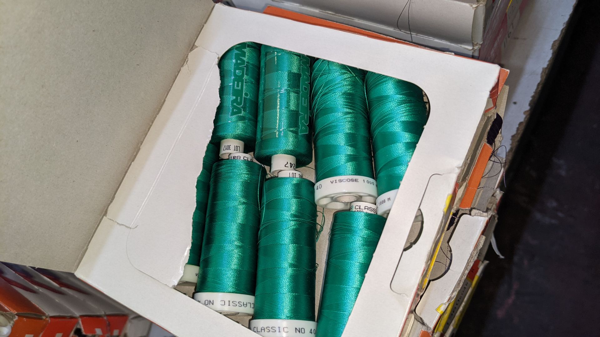 30 boxes of Madeira Classic No. 40 rayon embroidery thread - Image 8 of 12