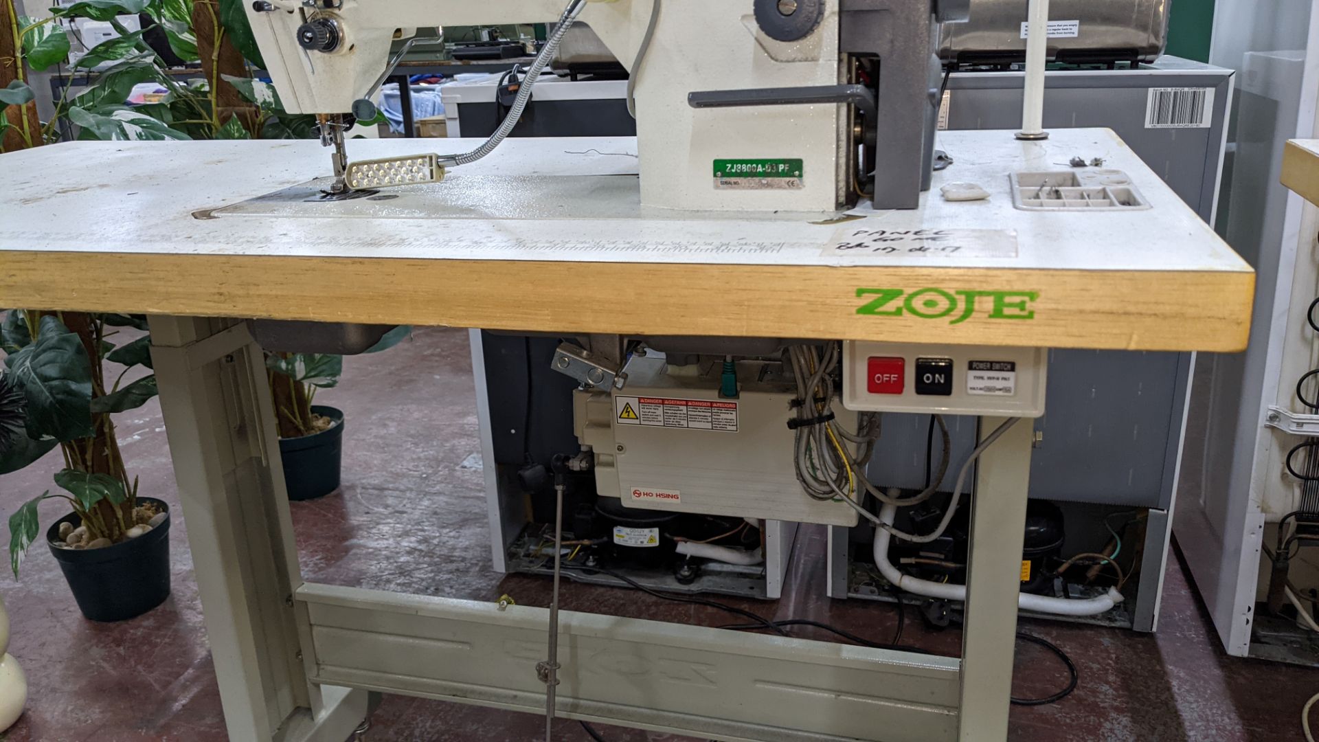 Zoje model ZJ8800A-D3/PF sewing machine with model C-200 digital controller - Image 13 of 15