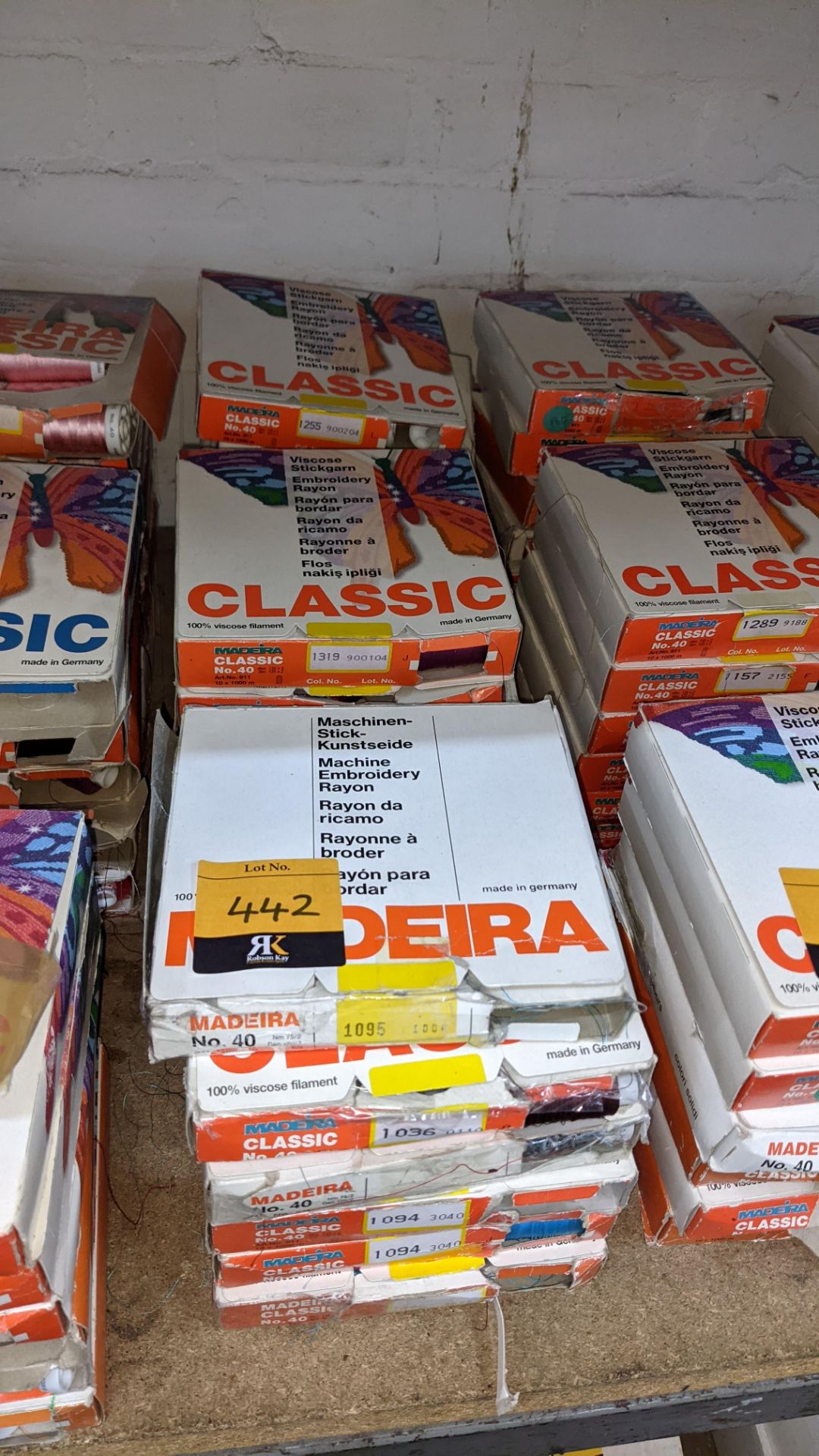 18 assorted boxes of Madeira Classic No. 40 embroidery rayon thread - Image 2 of 8