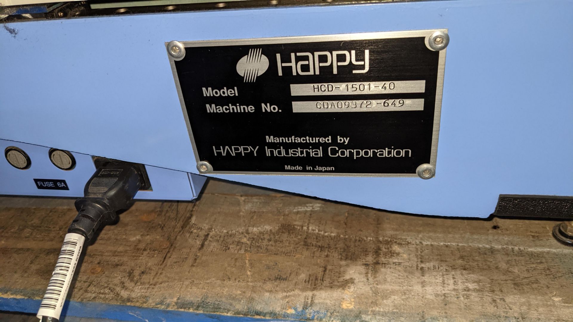 Happy single head embroidery machine model HCD-1501-40 - Image 16 of 23