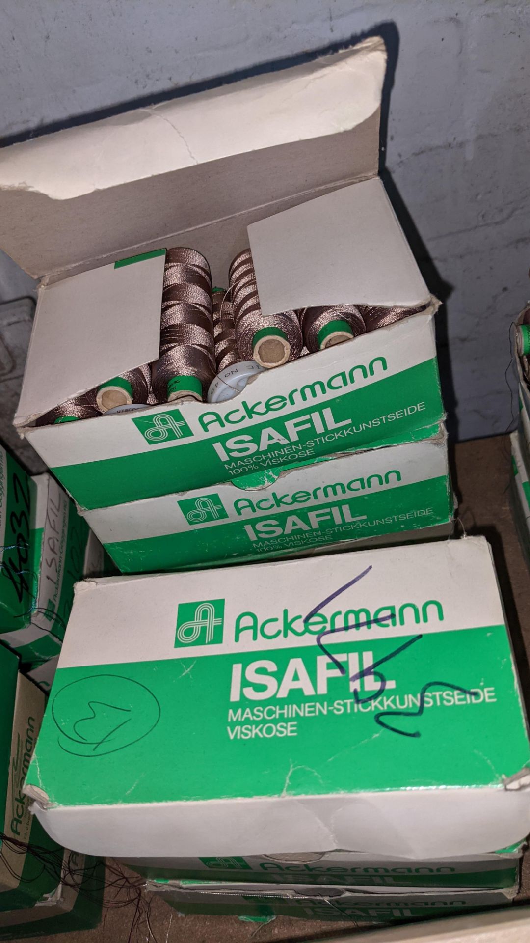 16 boxes of Ackermann Isafil viscose/rayon embroidery thread - Image 10 of 10