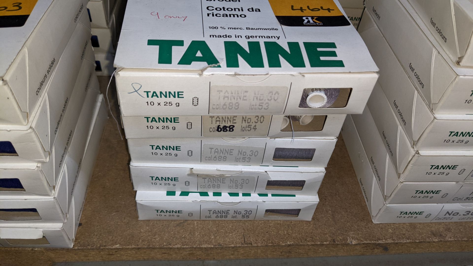 16 boxes of Madeira Tanne (Burmit) cotton embroidery thread - Image 3 of 8