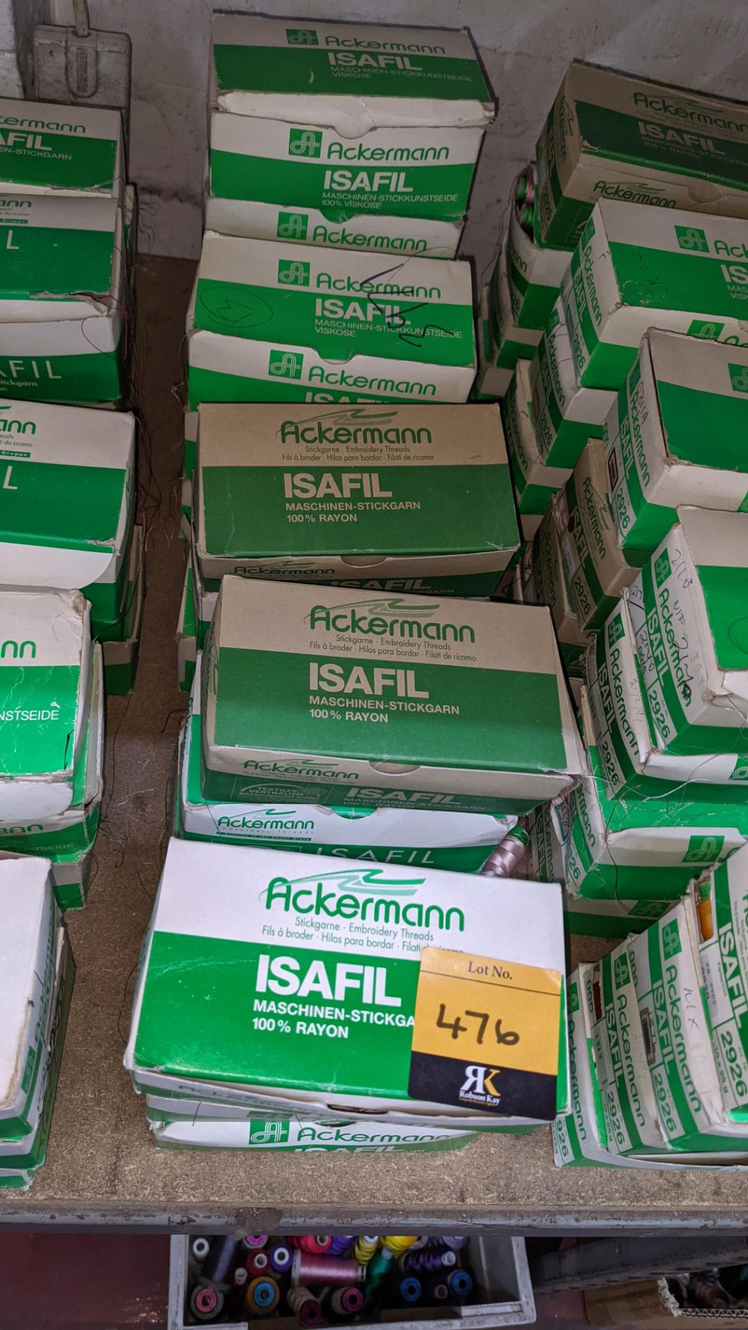 16 boxes of Ackermann Isafil viscose/rayon embroidery thread - Image 2 of 10