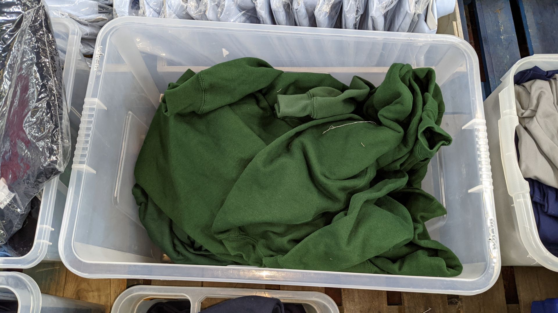 Approx 30 mixed polo shirts & jumpers - the contents of 1 large crate. NB crate excluded - Image 3 of 5