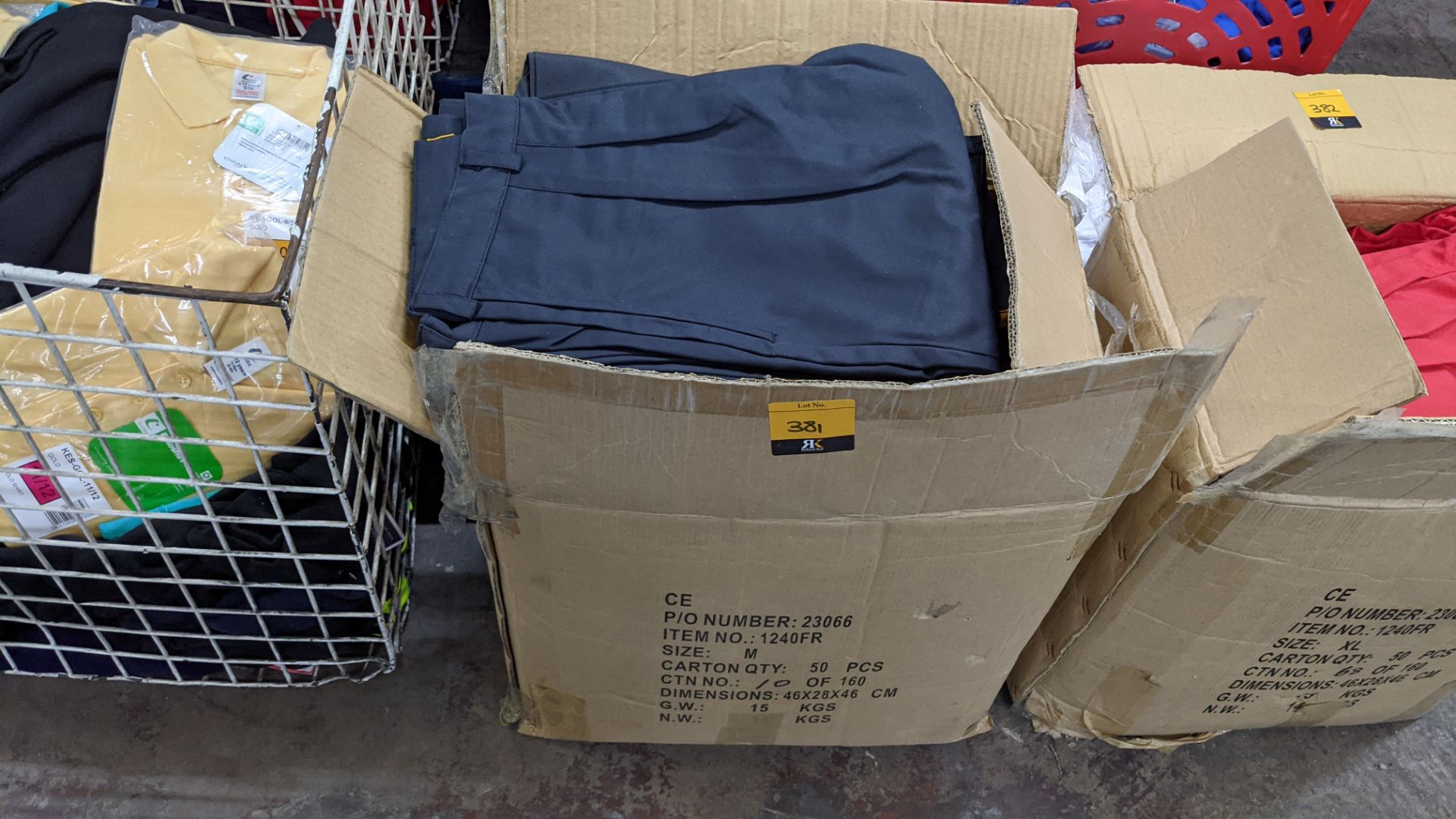 Approx 40 pairs of dark grey trousers - Image 2 of 5
