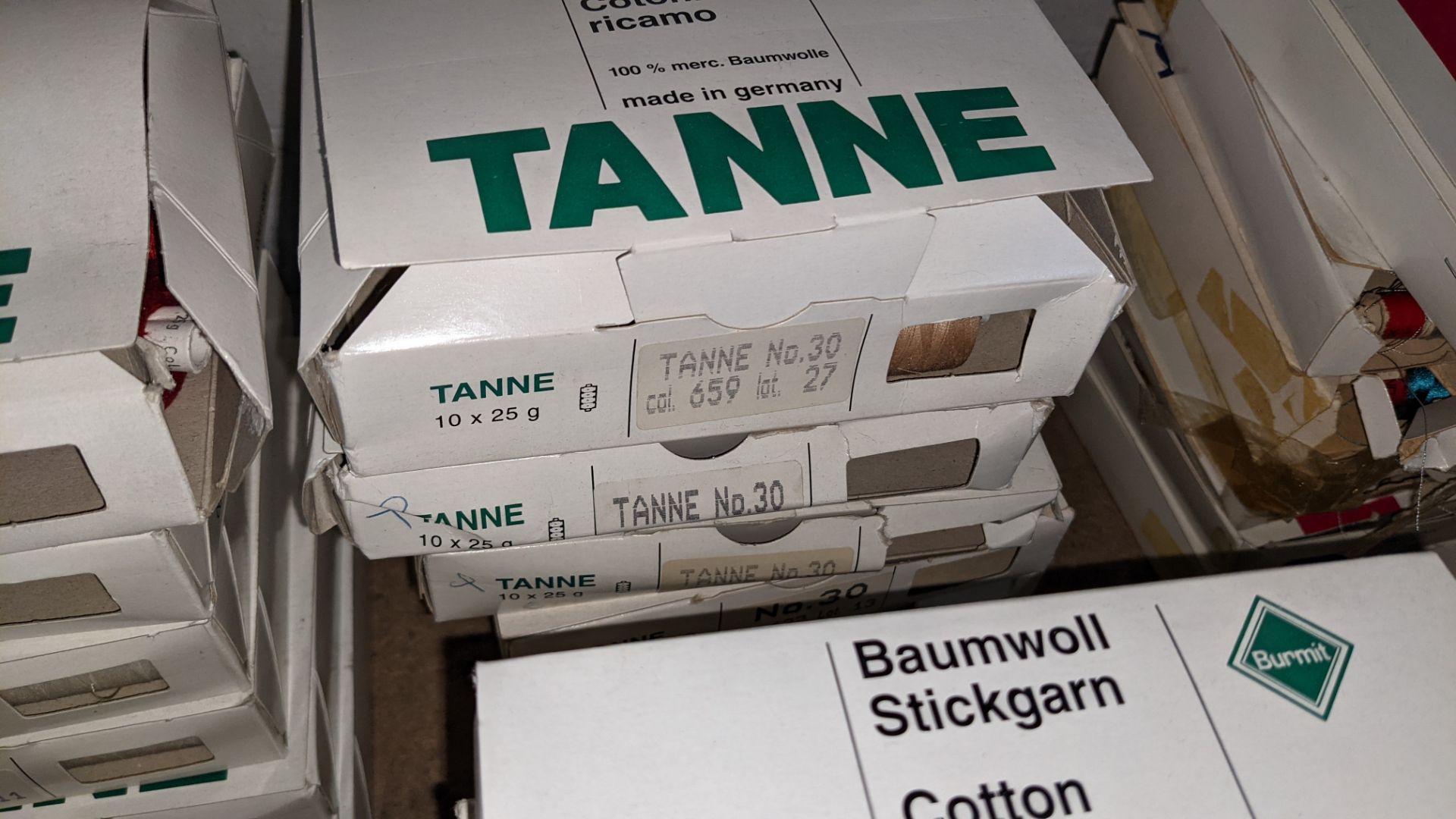 18 boxes of Madeira Tanne (Burmit) cotton embroidery thread - Image 5 of 8