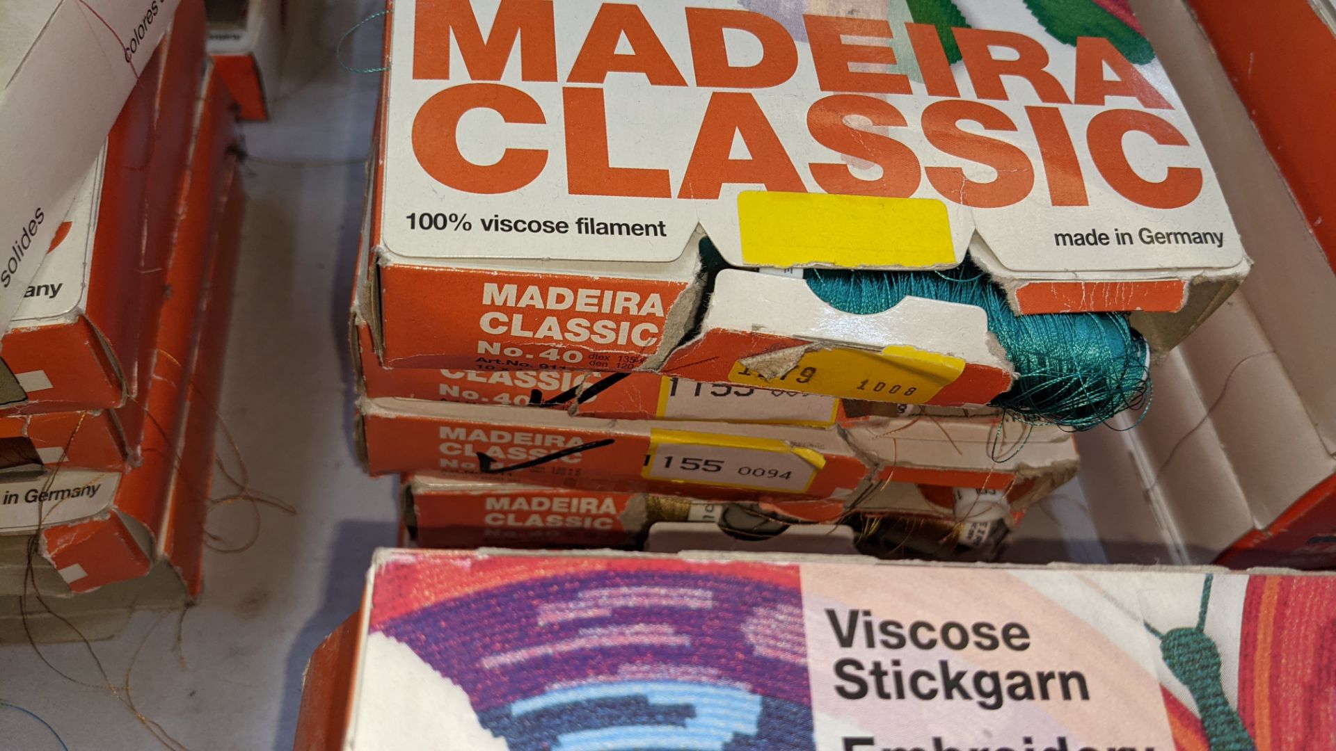 25 boxes of Madeira Classic No. 40 rayon embroidery thread - Image 6 of 12