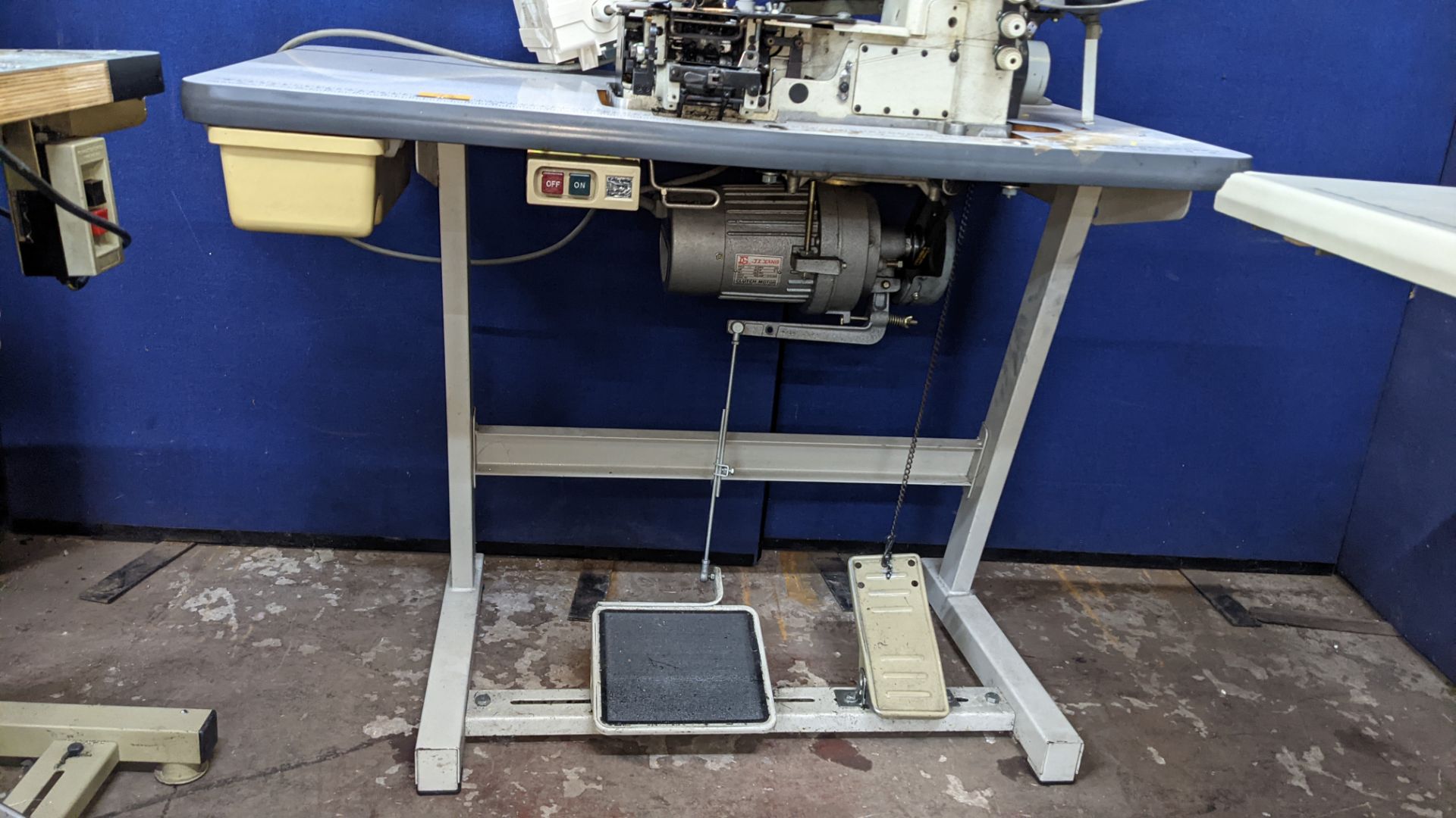 Ta King overlocker, model TK-FB-6504PMD, with edge band guide - Image 15 of 16