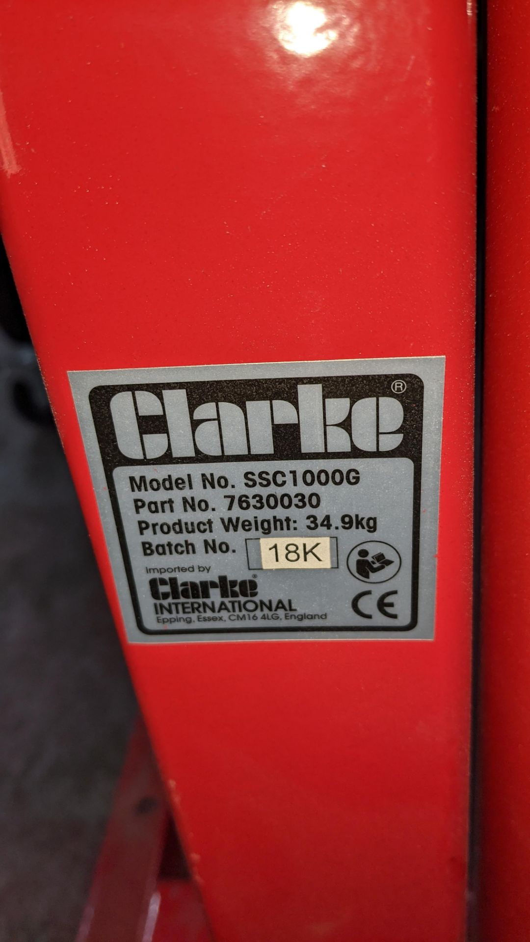 Clarke STRONG-ARM model SSC1000G spring compression unit - Image 6 of 7
