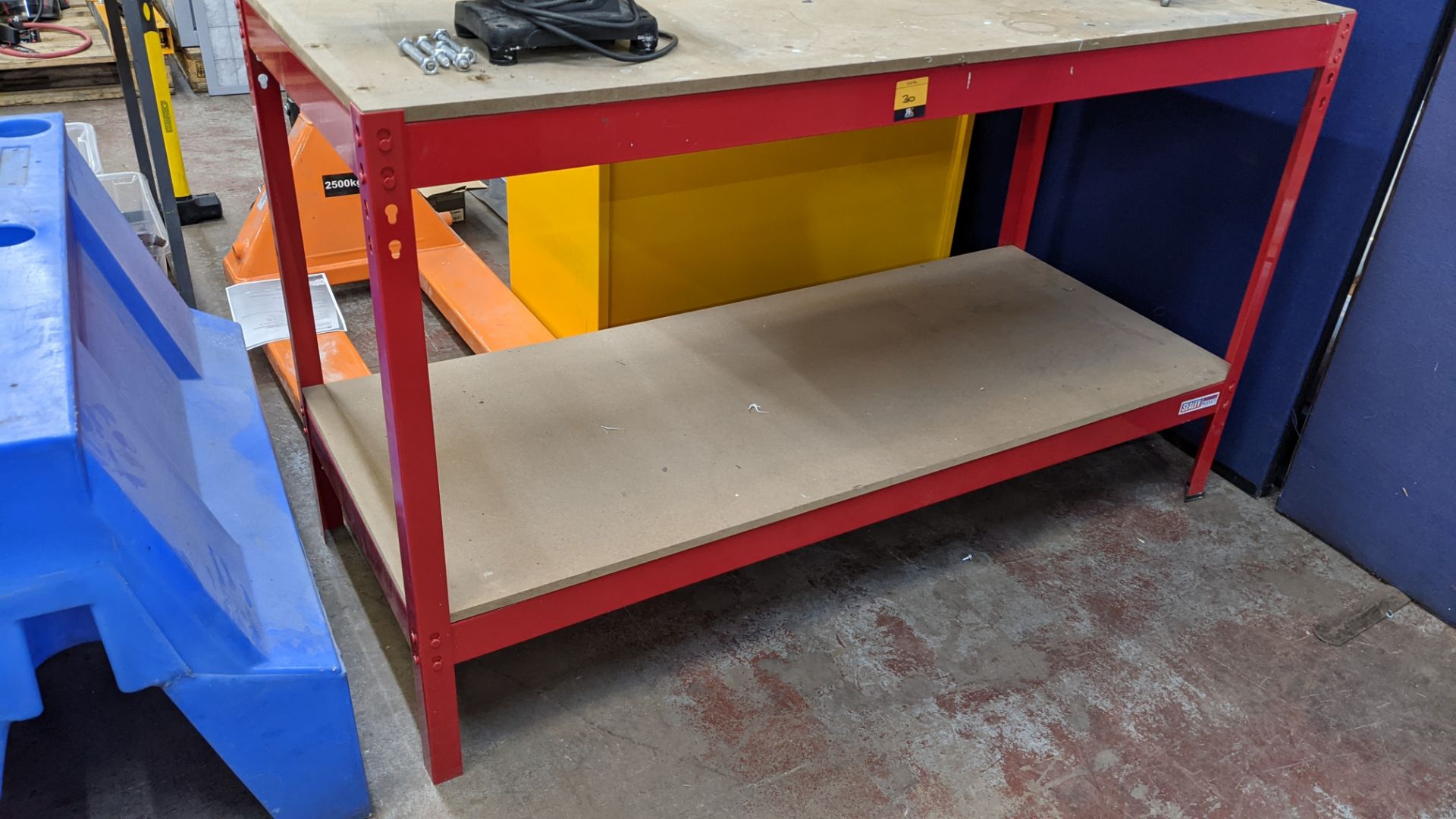 Workbench, length 1530mm x 620mm x 920mm - Image 3 of 4