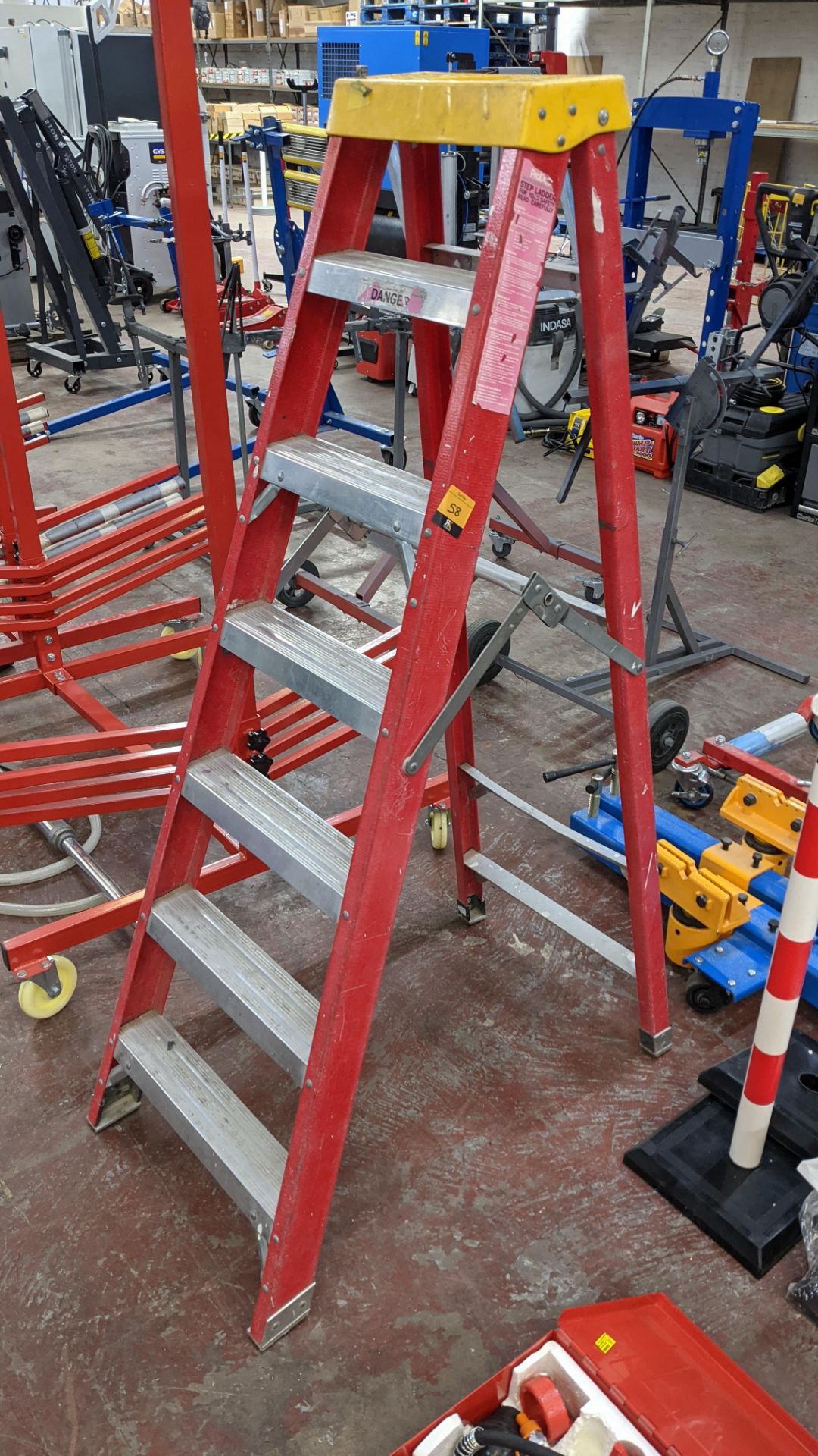 ProDec red insulated safety ladders