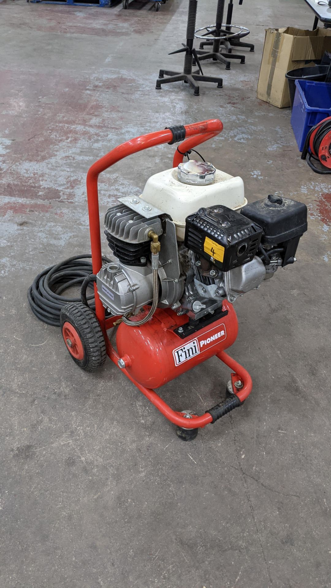 Fini Pioneer MK236 Honda powered petrol compressor