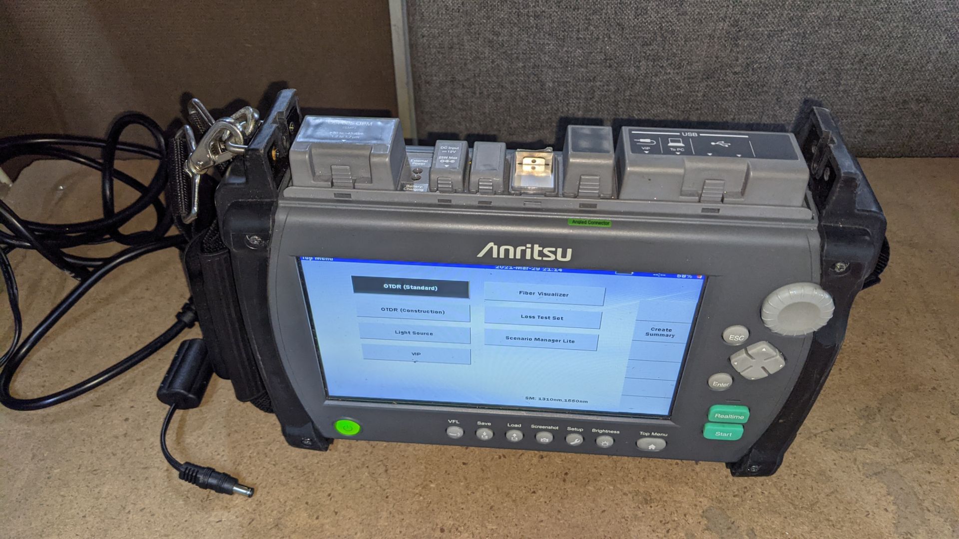 Anritsu MT9085A-053-SMF OTDR ACCESS Master with touchscreen. - Image 8 of 25