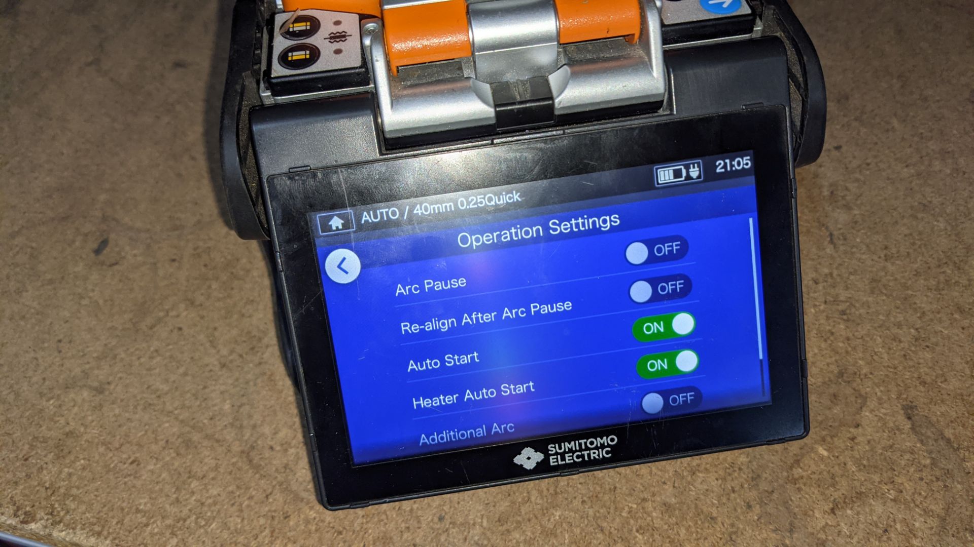 Sumitomo Splicer type T 72C HD Core Aligning Fusion Splicer - Image 10 of 31