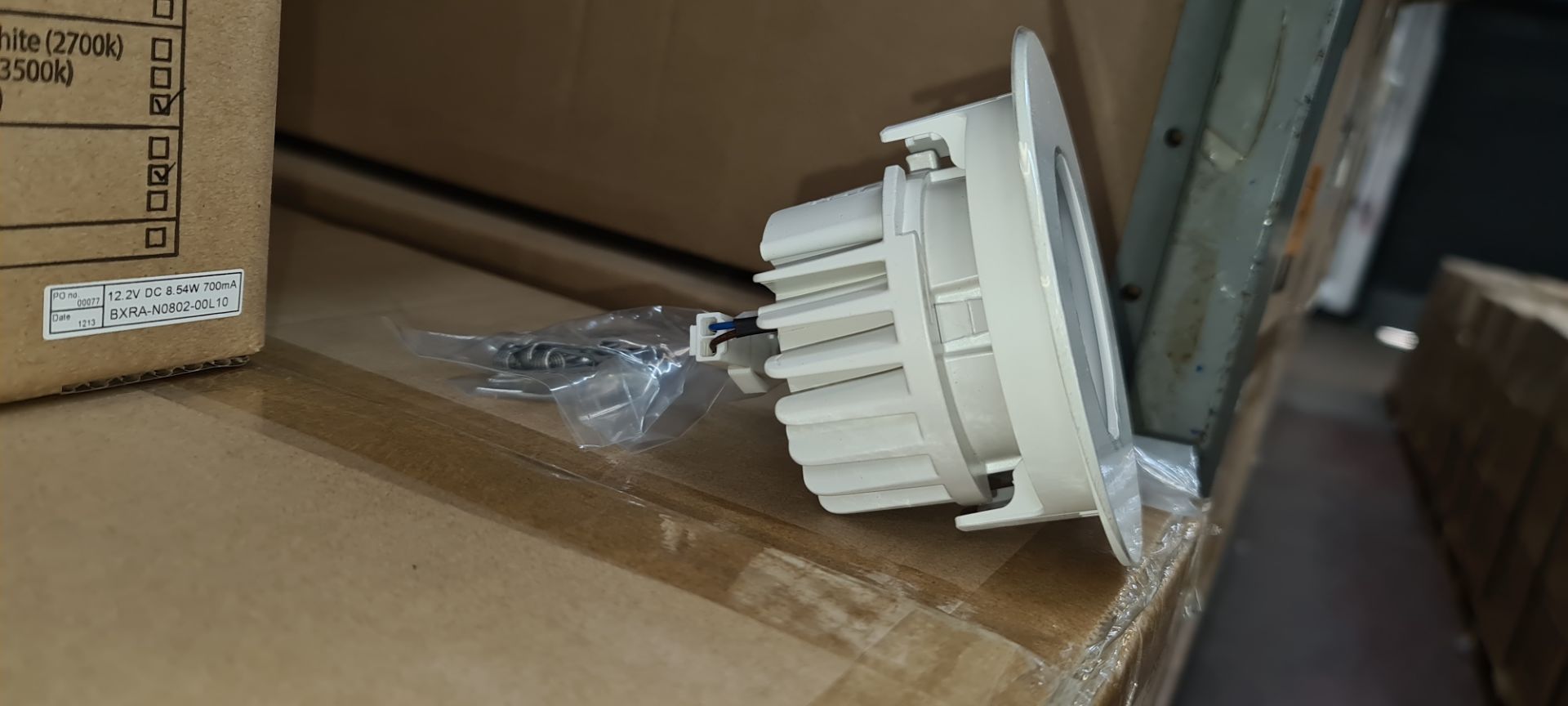 10 off EcoLED adjustable downlights in white, with no inner bezel. Product code Z2-E-W-10-40-80-45-D - Image 7 of 10