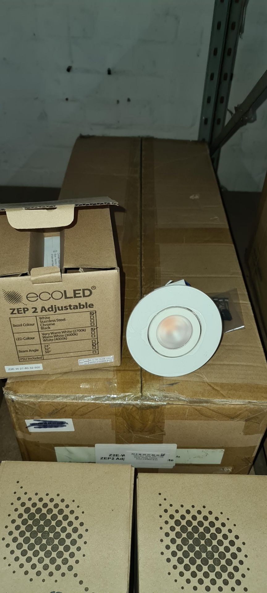 4 off EcoLED ZEP2 adjustable white downlights, model Z2-E-W-10-27-80-45-1-D4 & 9 off model Z2-E-W-10 - Image 8 of 20