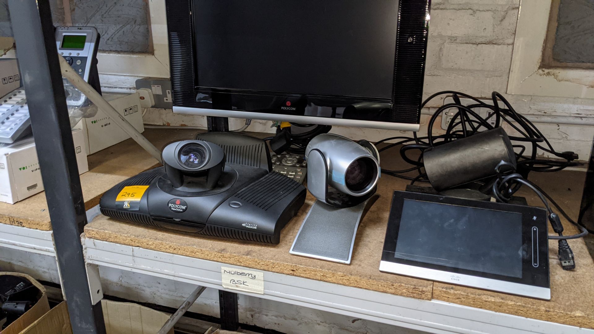 Contents of a bay of video conferencing equipment - Image 4 of 17