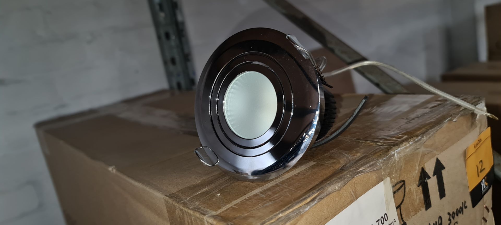 60 off EcoLED ZEP1E adjustable LED downlights in chrome finish, produced in cast aluminium, tilting/ - Image 4 of 6