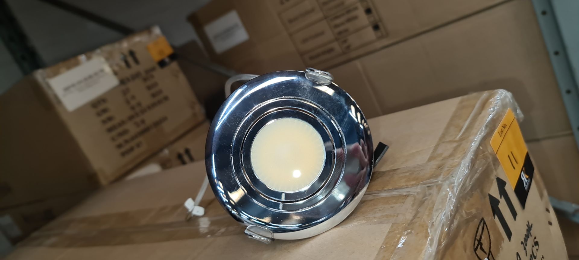 40 off EcoLED ZEP1E adjustable LED downlights in chrome finish, produced in cast aluminium, tilting/ - Image 5 of 6