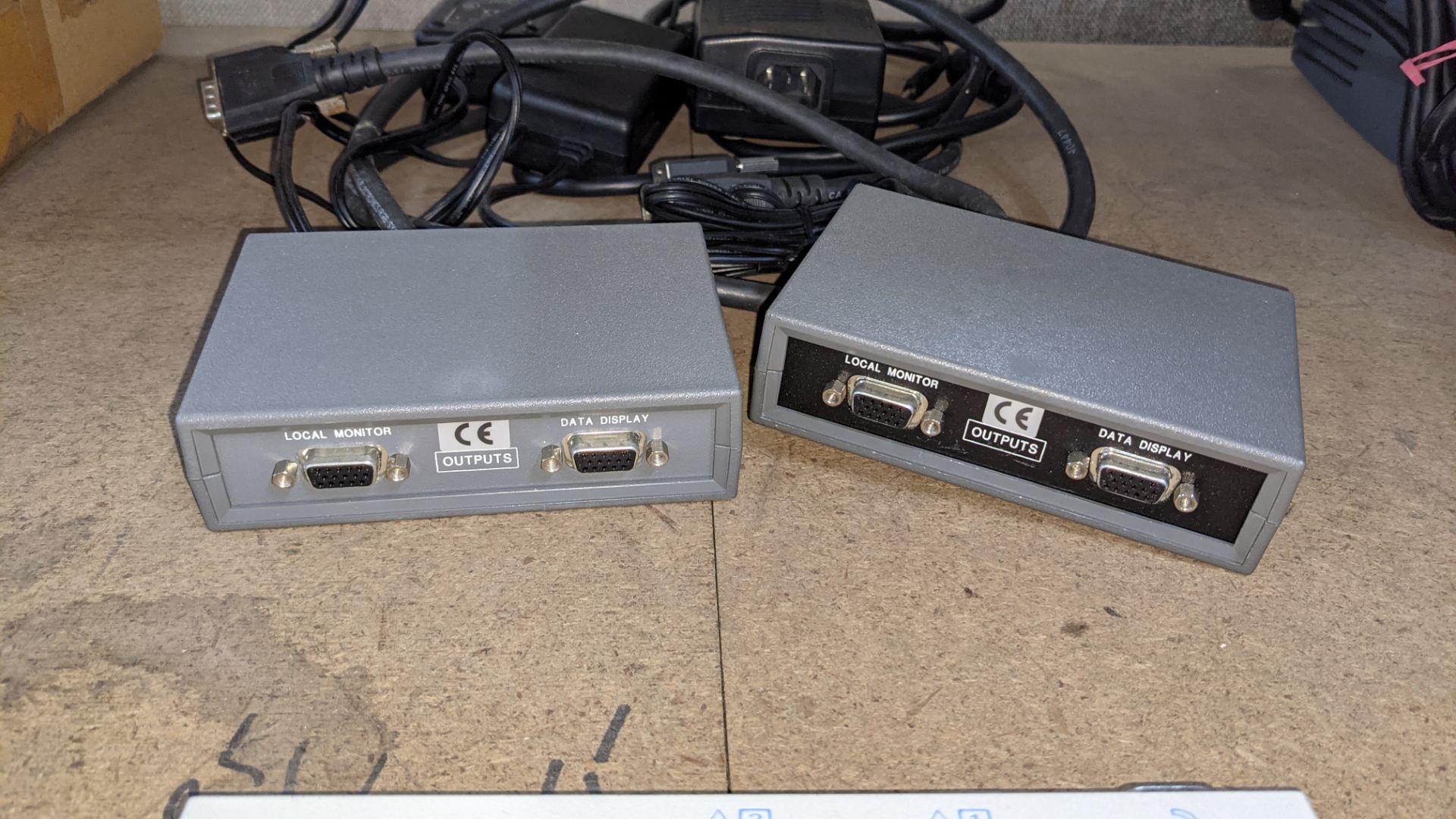 Contents of a shelf of assorted video conferencing equipment by Polycom & others, including ClearOne - Image 6 of 12