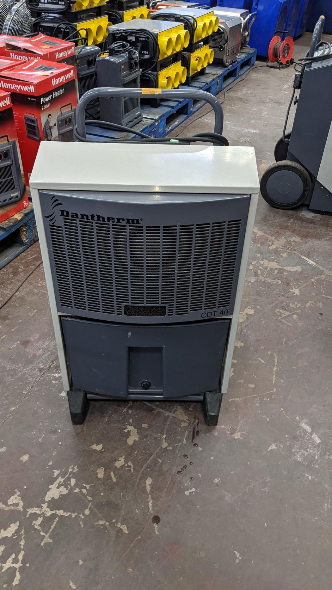 Dantherm model CDT40 dehumidifier. 11,378 recorded hours