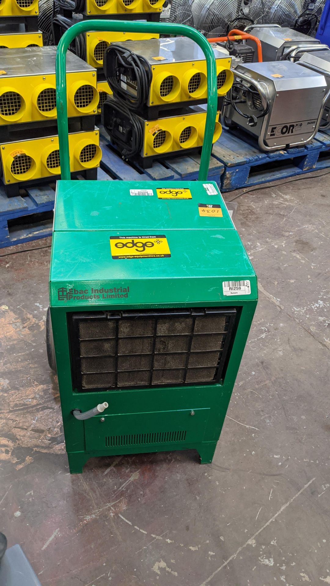 Ebac Industrial Products Limited Kompact industrial dehumidifier. 9,537 recorded hours - Image 2 of 9