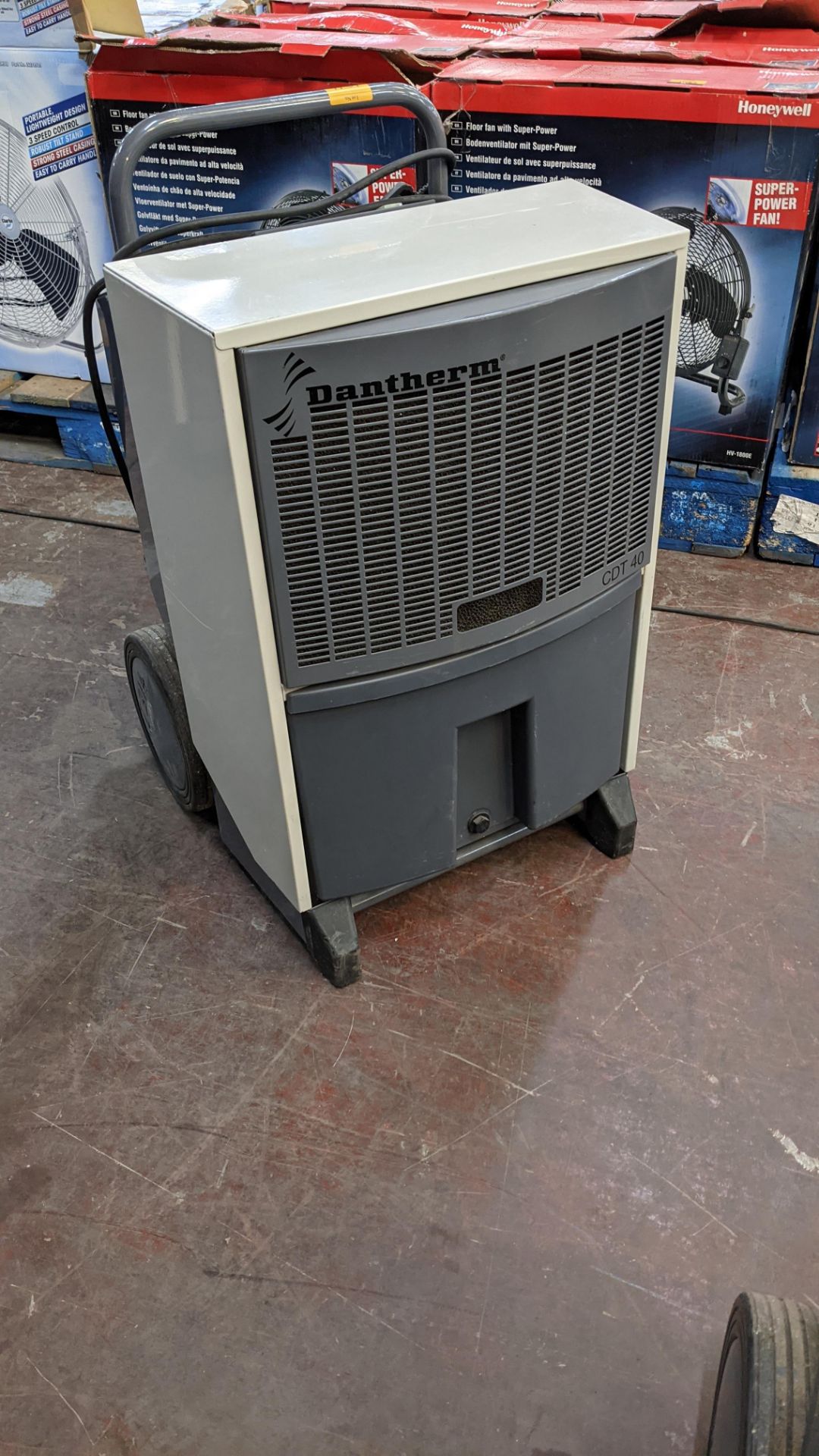 Dantherm model CDT40 dehumidifier. 12,985 recorded hours