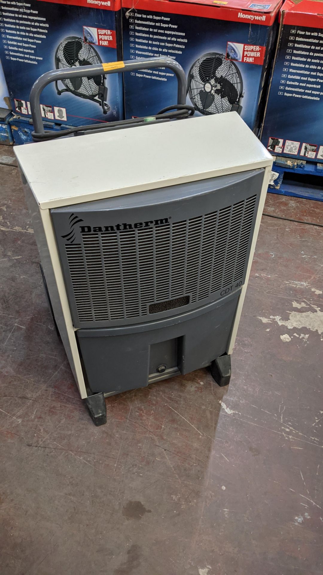 Dantherm model CDT40 dehumidifier. 9,087 recorded hours