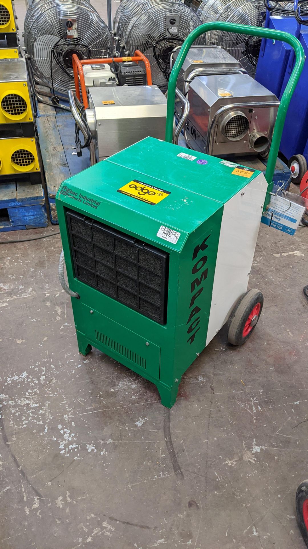 Ebac Industrial Products Limited Kompact industrial dehumidifier. 6,288 recorded hours - Image 2 of 10