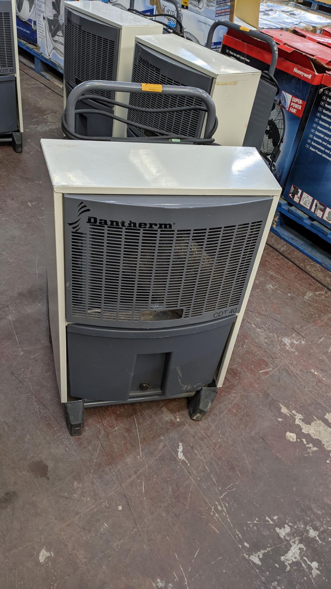Dantherm model CDT40 dehumidifier. 10,837 recorded hours