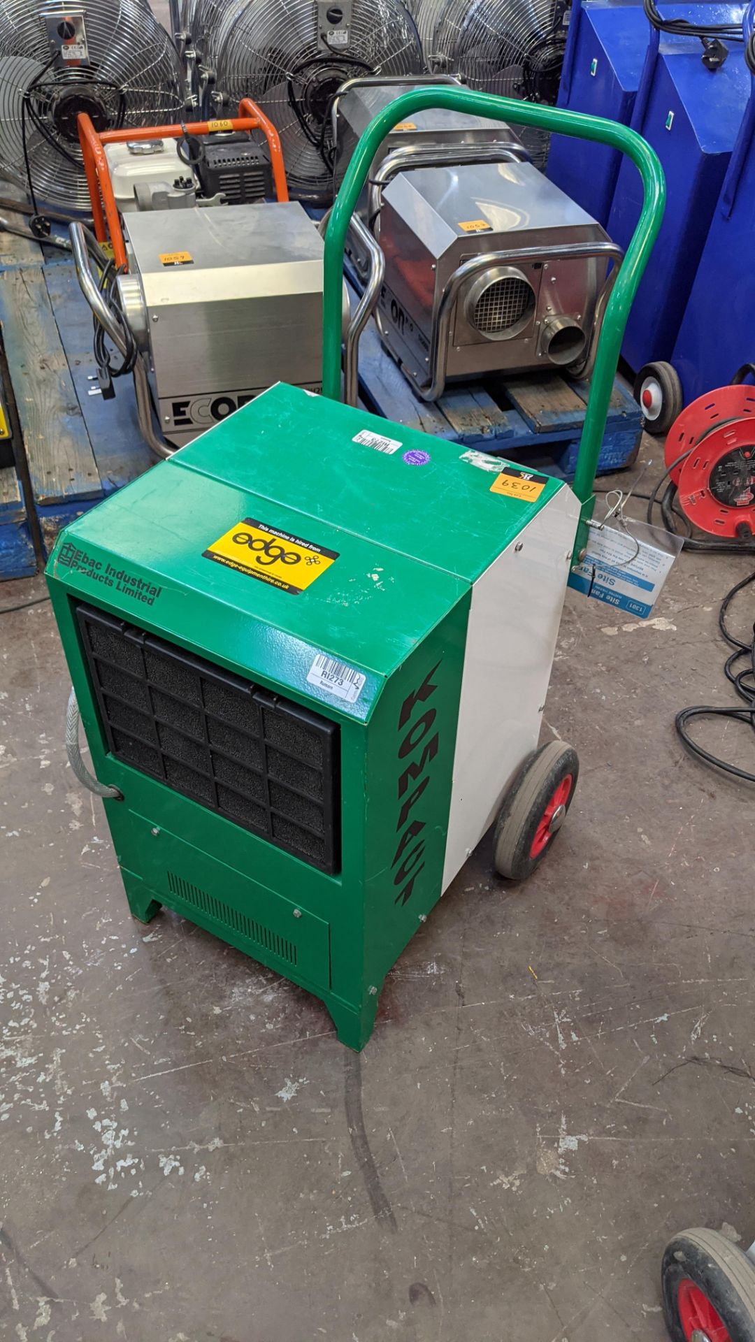 Ebac Industrial Products Limited Kompact industrial dehumidifier. 6,288 recorded hours