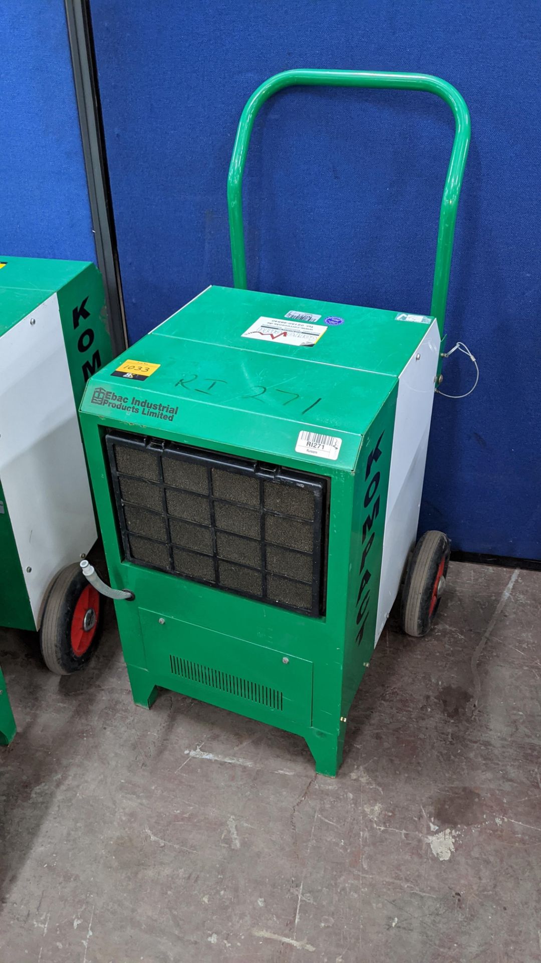 Ebac Industrial Products Limited Kompact industrial dehumidifier. 8,065 recorded hours - Image 2 of 10