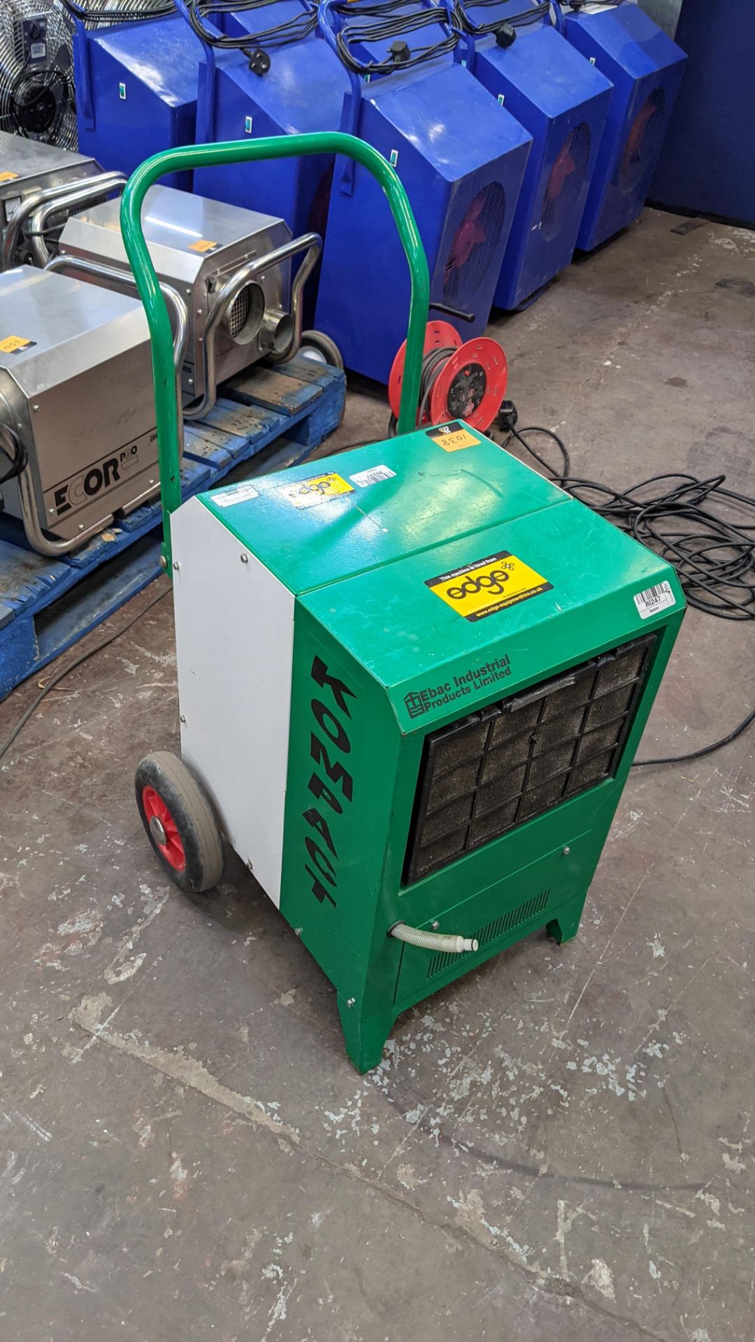 Ebac Industrial Products Limited Kompact industrial dehumidifier. 11,572 recorded hours