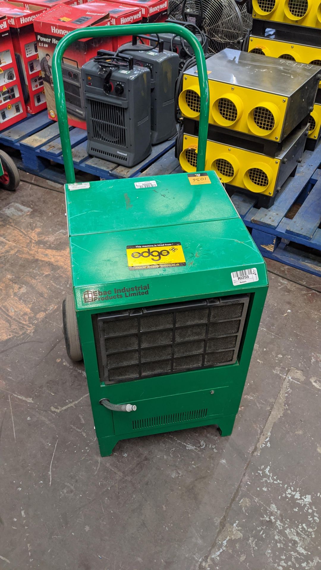 Ebac Industrial Products Limited Kompact industrial dehumidifier. 11,848 recorded hours