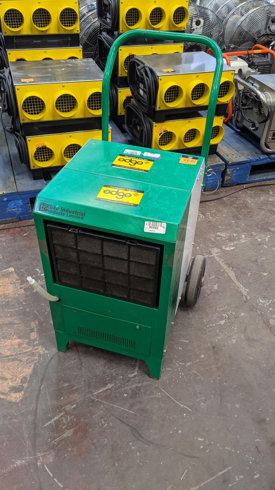 Ebac Industrial Products Limited Kompact industrial dehumidifier. 10,597 recorded hours
