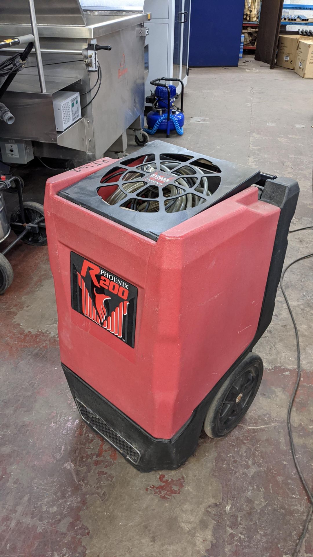 Phoenix R200 dehumidifier. Using BYPASS Technology. 614 recorded hours