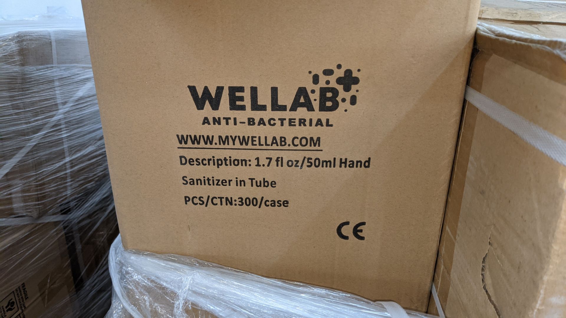 9,600 tubes of Wellab anti-bacterial alcohol based hand sanitiser. Each tube holds 50ml. 75% ethan - Image 9 of 10