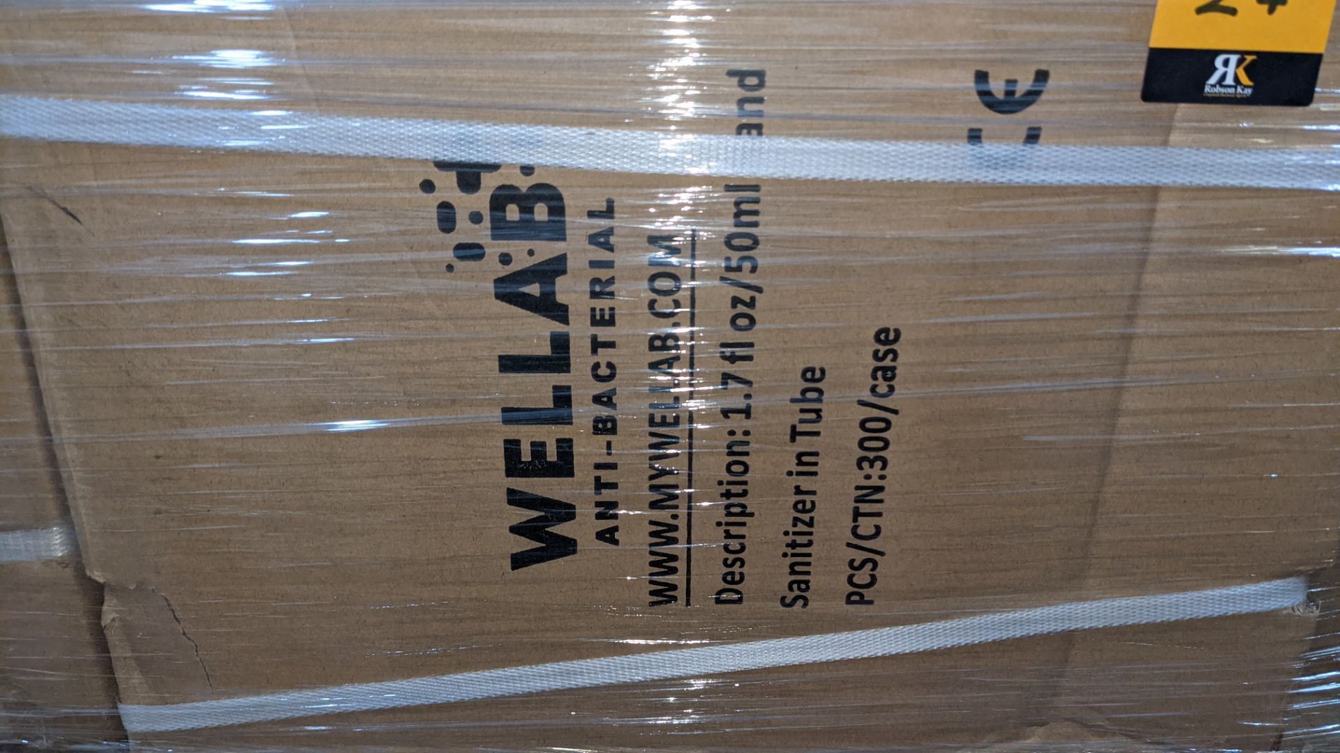 9,600 tubes of Wellab anti-bacterial alcohol based hand sanitiser. Each tube holds 50ml. 75% ethan - Image 5 of 11