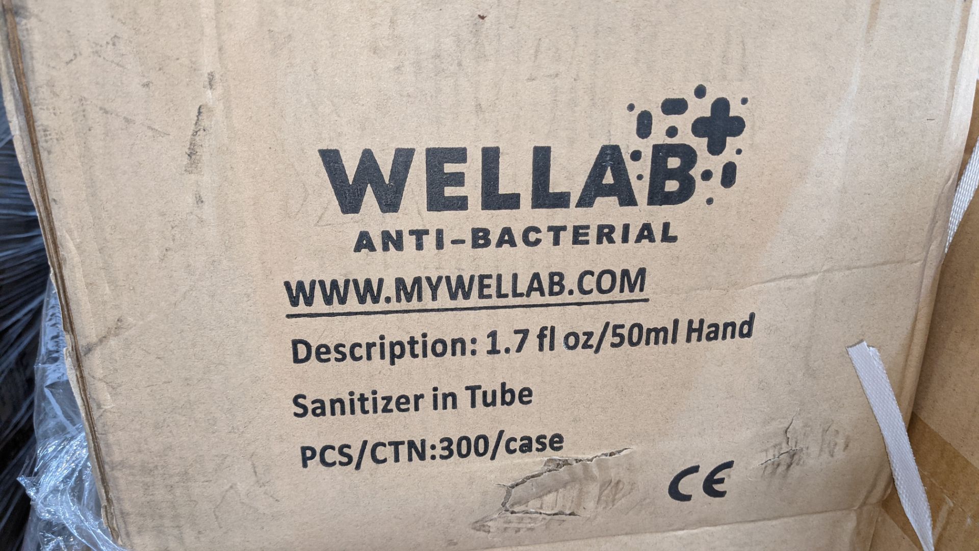 9,600 tubes of Wellab anti-bacterial alcohol based hand sanitiser. Each tube holds 50ml. 75% ethan - Image 9 of 10