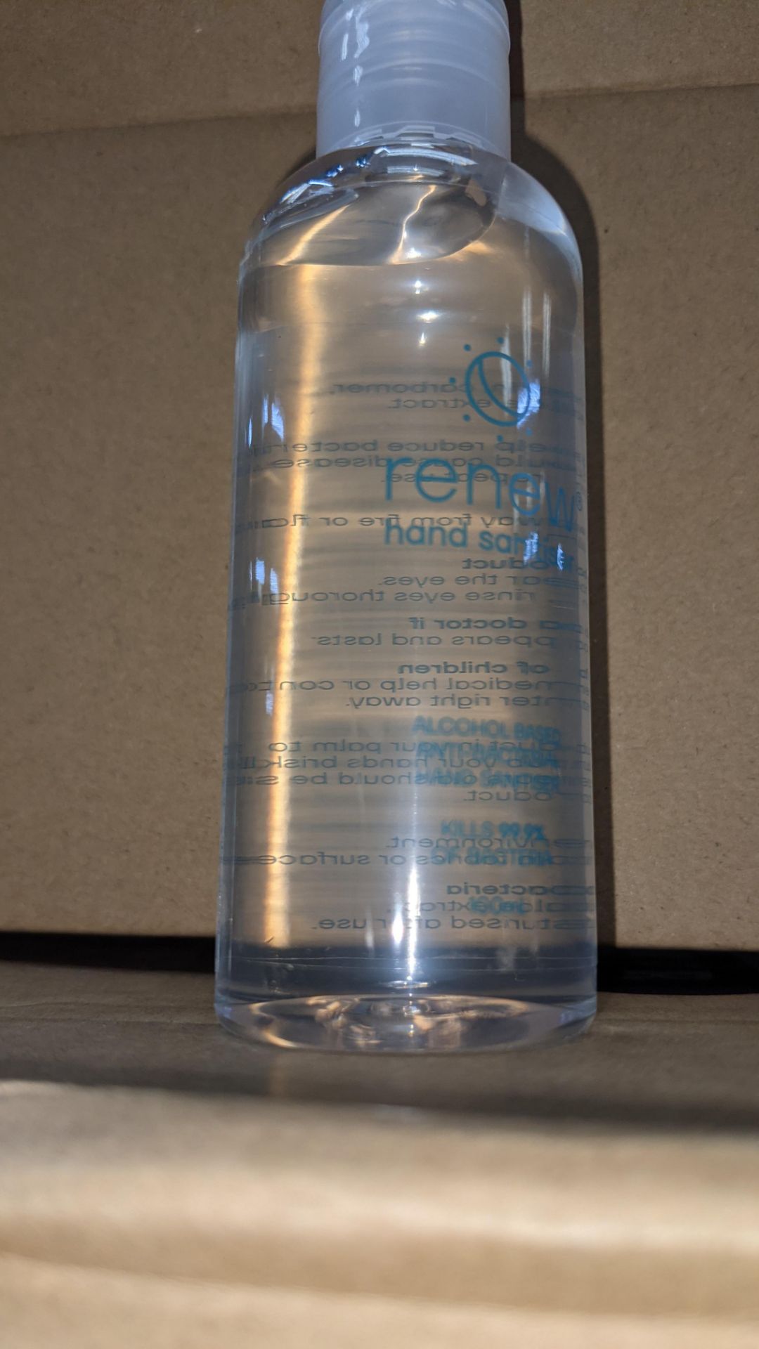 4,320 bottles of Renew anti-bacterial alcohol based hand sanitiser. Each bottle holds 100ml. 75% e - Image 8 of 12