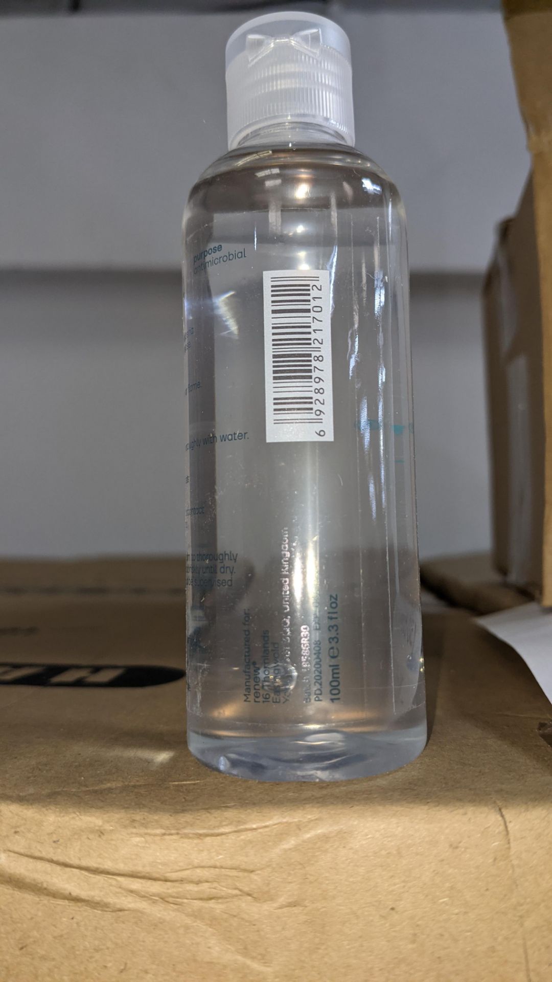 4,320 bottles of Renew anti-bacterial alcohol based hand sanitiser. Each bottle holds 100ml. 75% e - Image 11 of 15