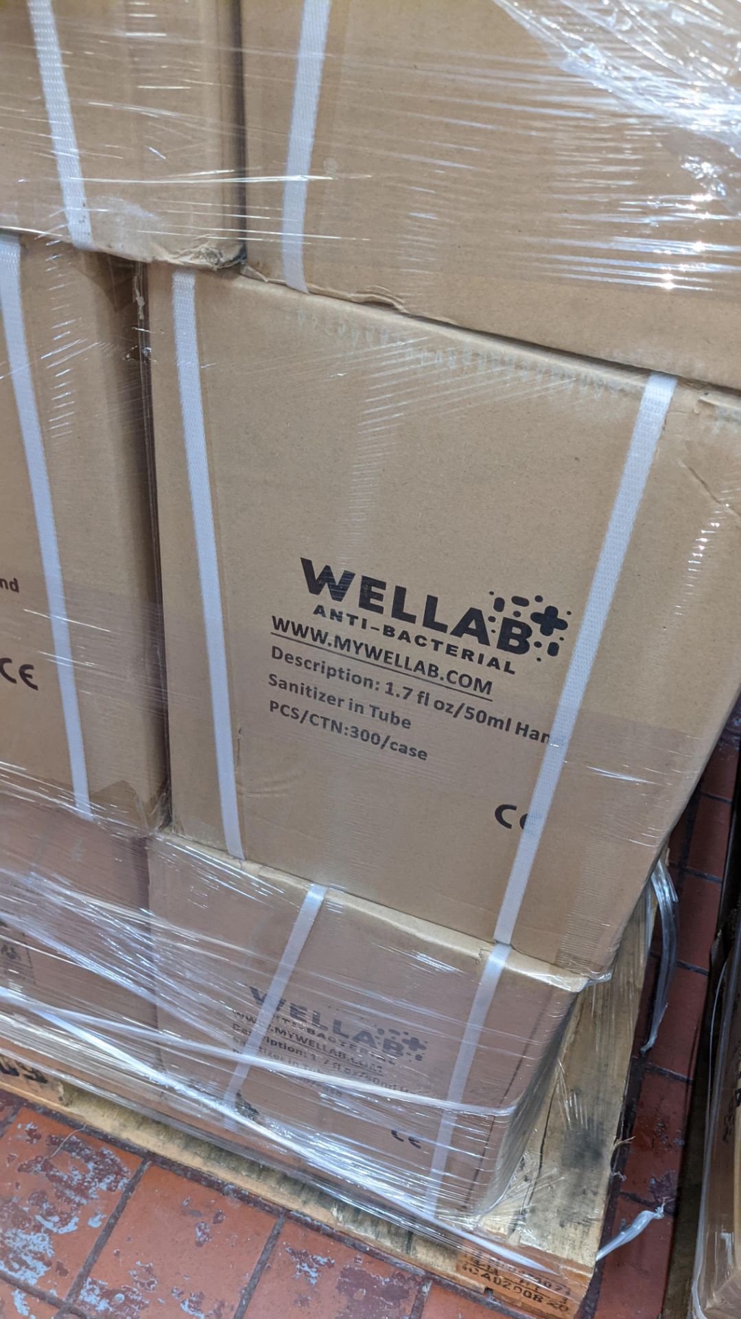 8,100 tubes of Wellab anti-bacterial alcohol based hand sanitiser. Each tube holds 50ml. 75% ethan - Image 8 of 9