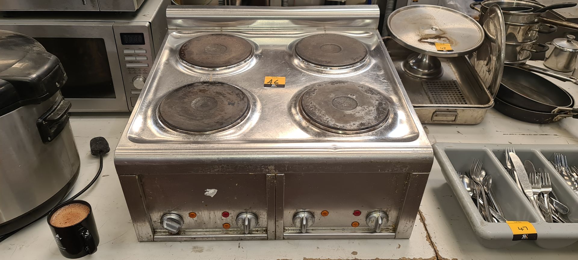 Benchtop 4-ring electric hob model 4B62